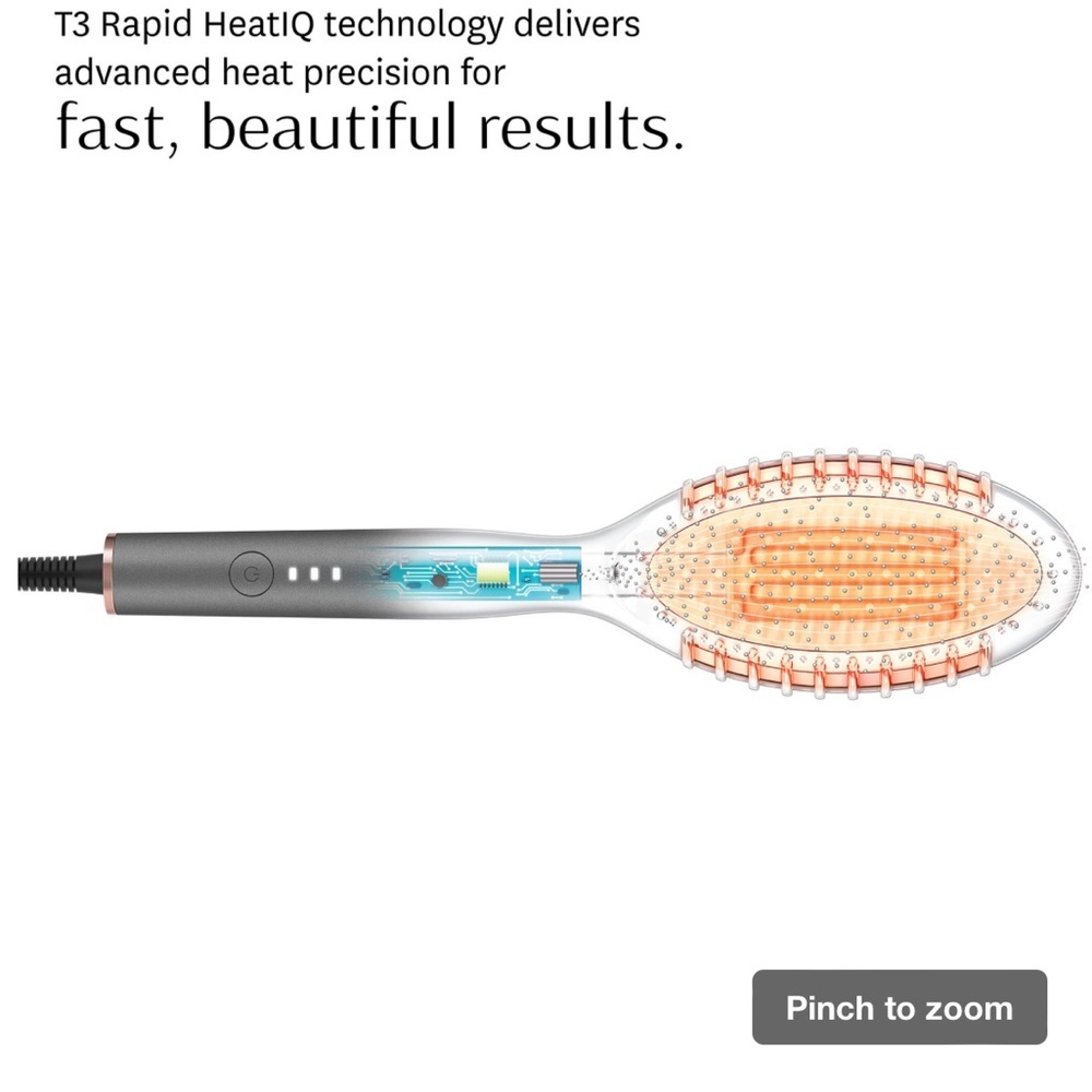 T3 Edge Heated Smoothing & Styling Brush - Picture 7 of 7